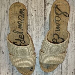 Sam Edelman Women's Woven Tan Sandals